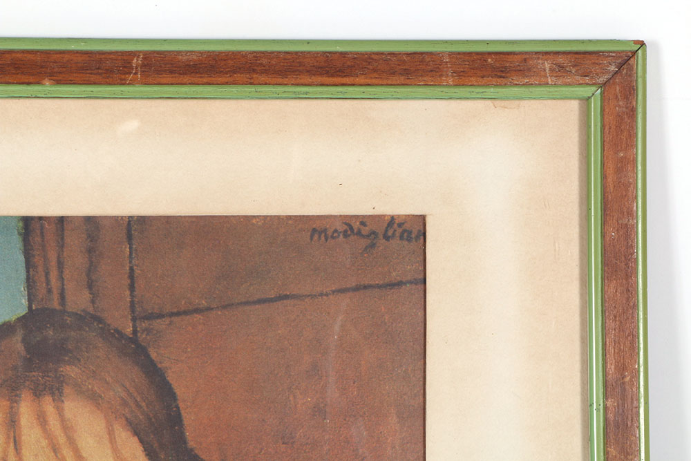 After Amedes Modigliani Offset Lithograph "Girl with Pigtails"