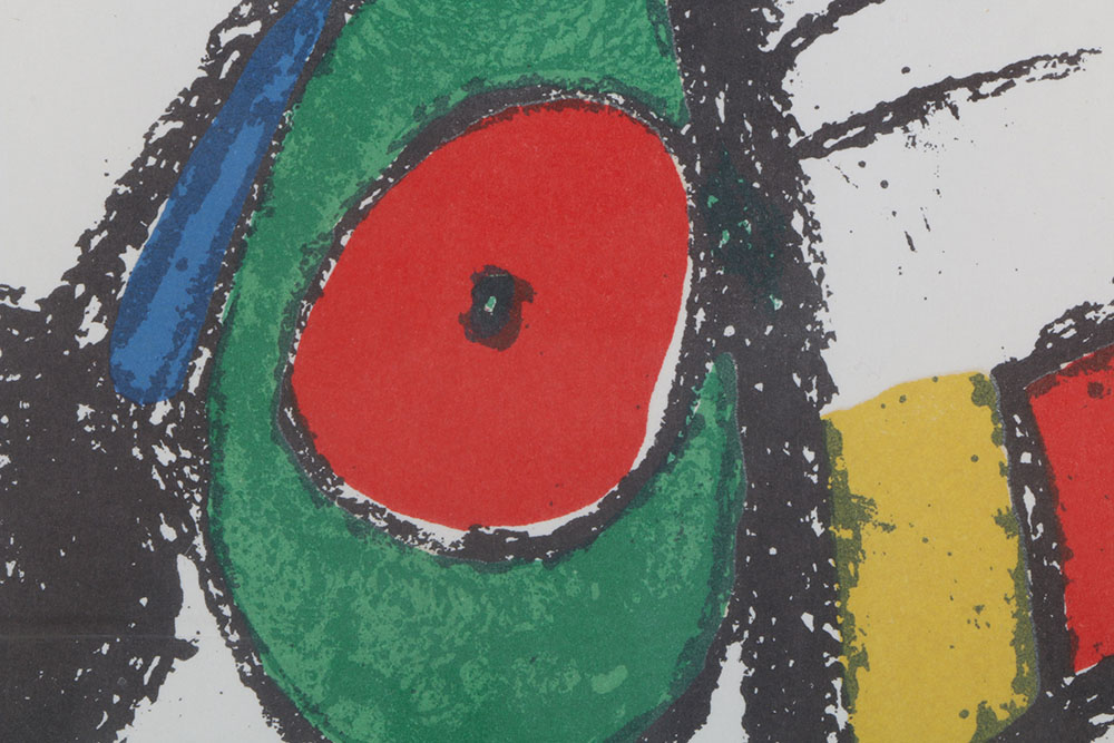 Joan Miro Lithograph From 1975 "Lithographe II" Series