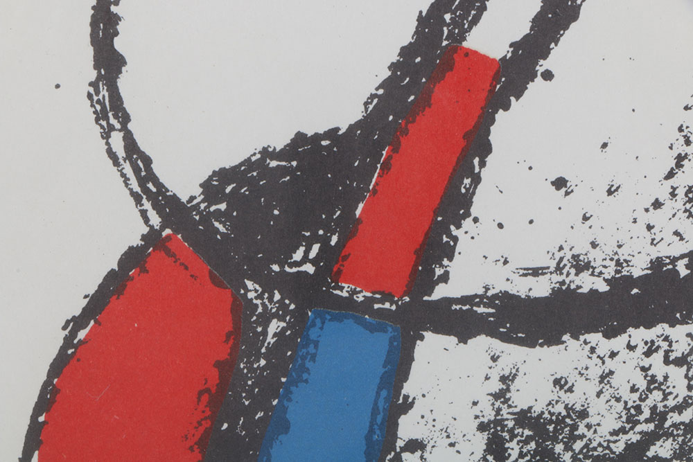 Joan Miro Lithograph From 1975 "Lithographe II" Series