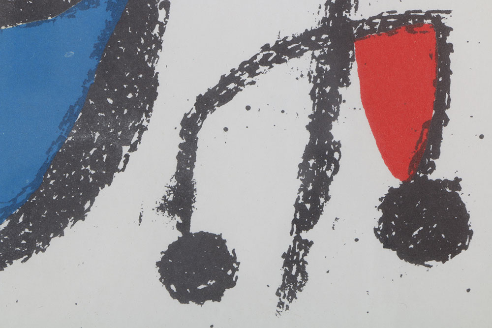 Joan Miro Lithograph From 1975 "Lithographe II" Series