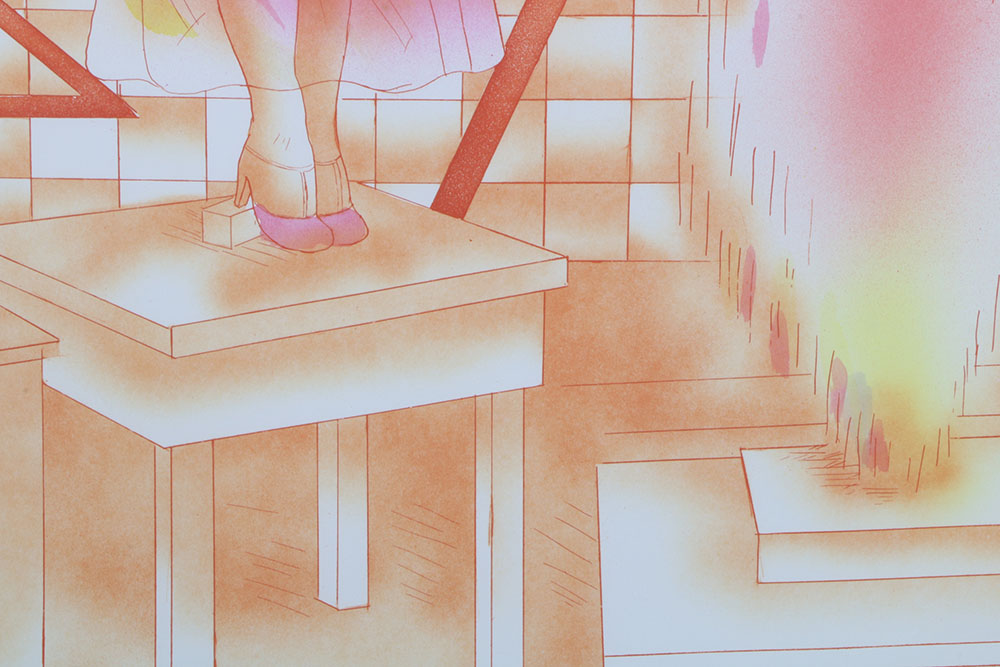 Susan Hall Signed Limited Edition Etching with Aquatint "The Artist and the Model II"