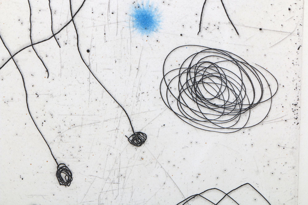 Joan Miro Restrike Etching "La Chouette et L'escargot"