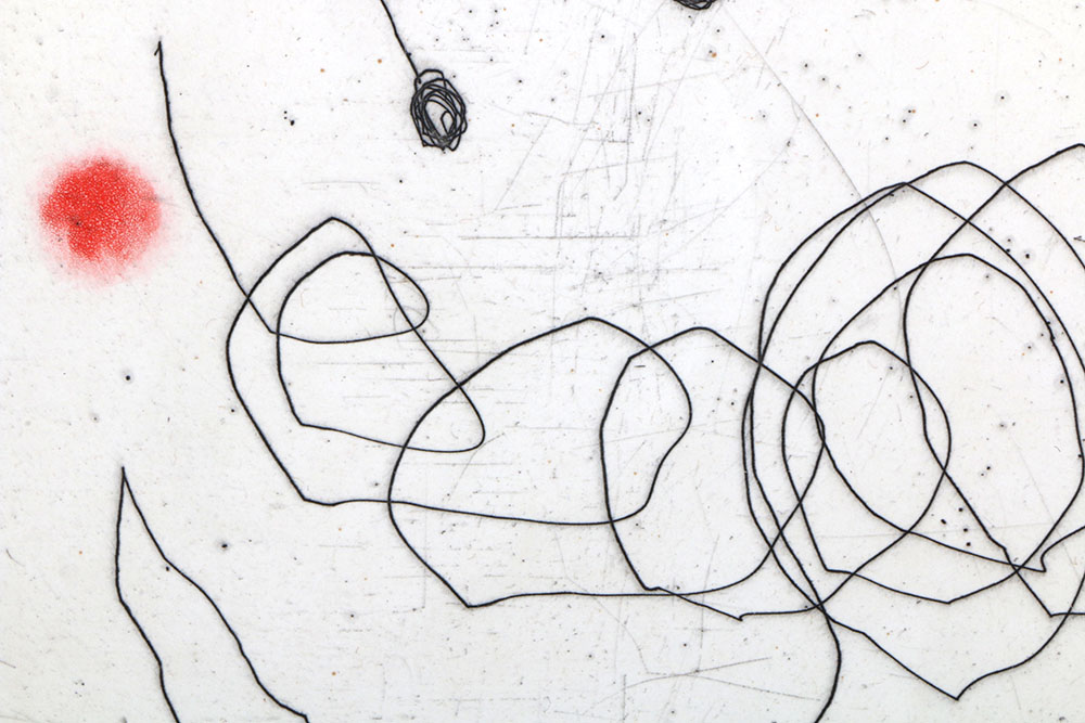 Joan Miro Restrike Etching "La Chouette et L'escargot"