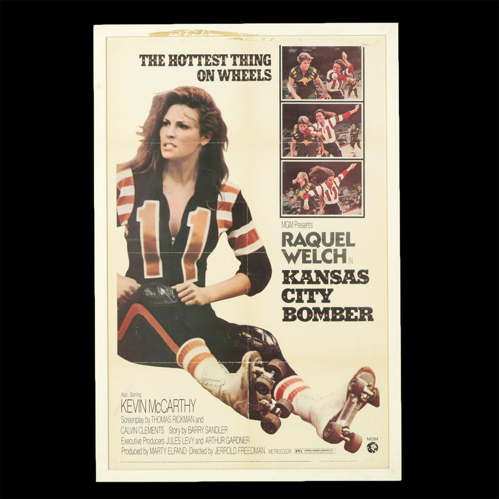 Framed 'Kansas City Bomber' Movie Poster