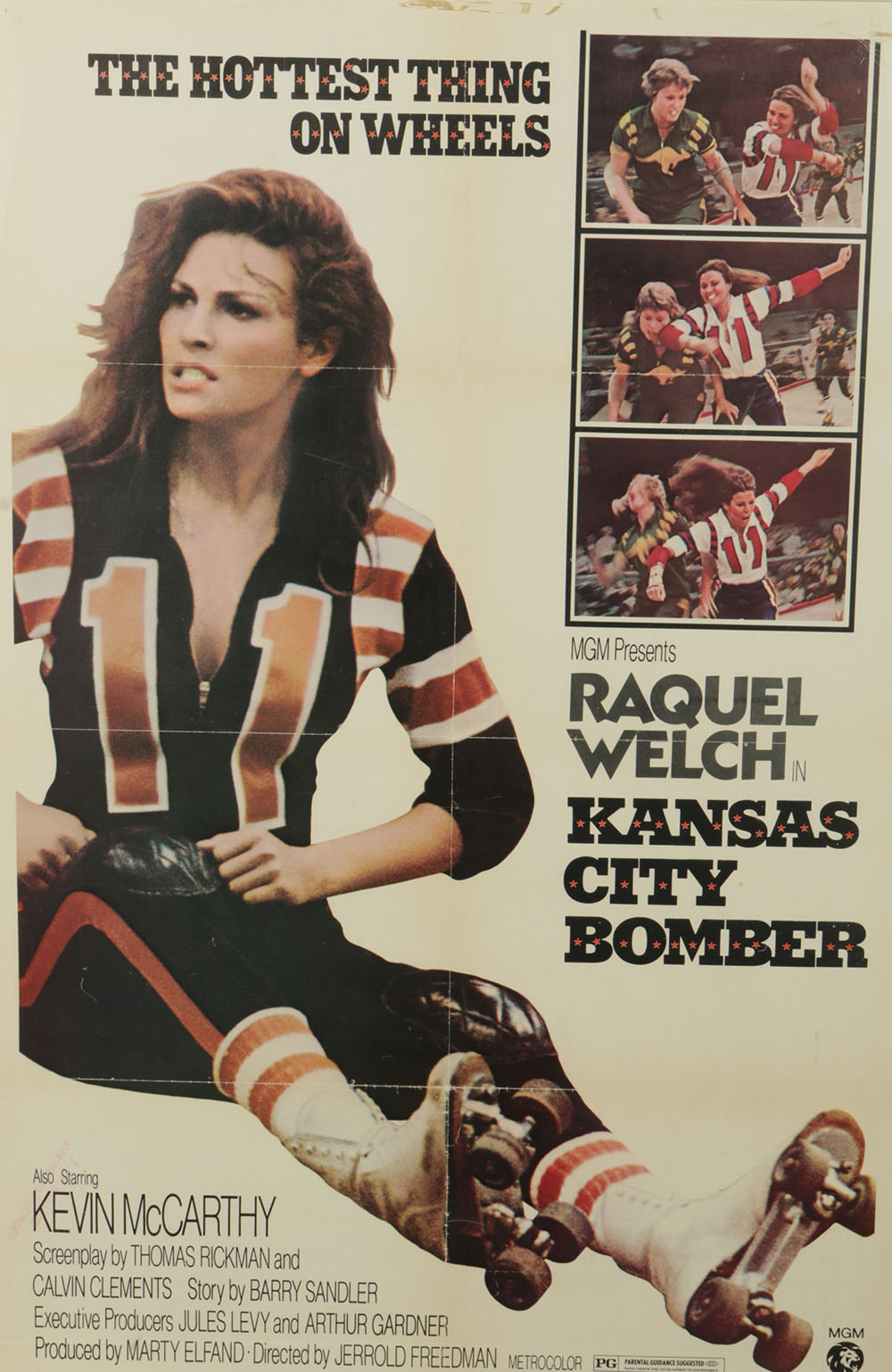 Framed 'Kansas City Bomber' Movie Poster