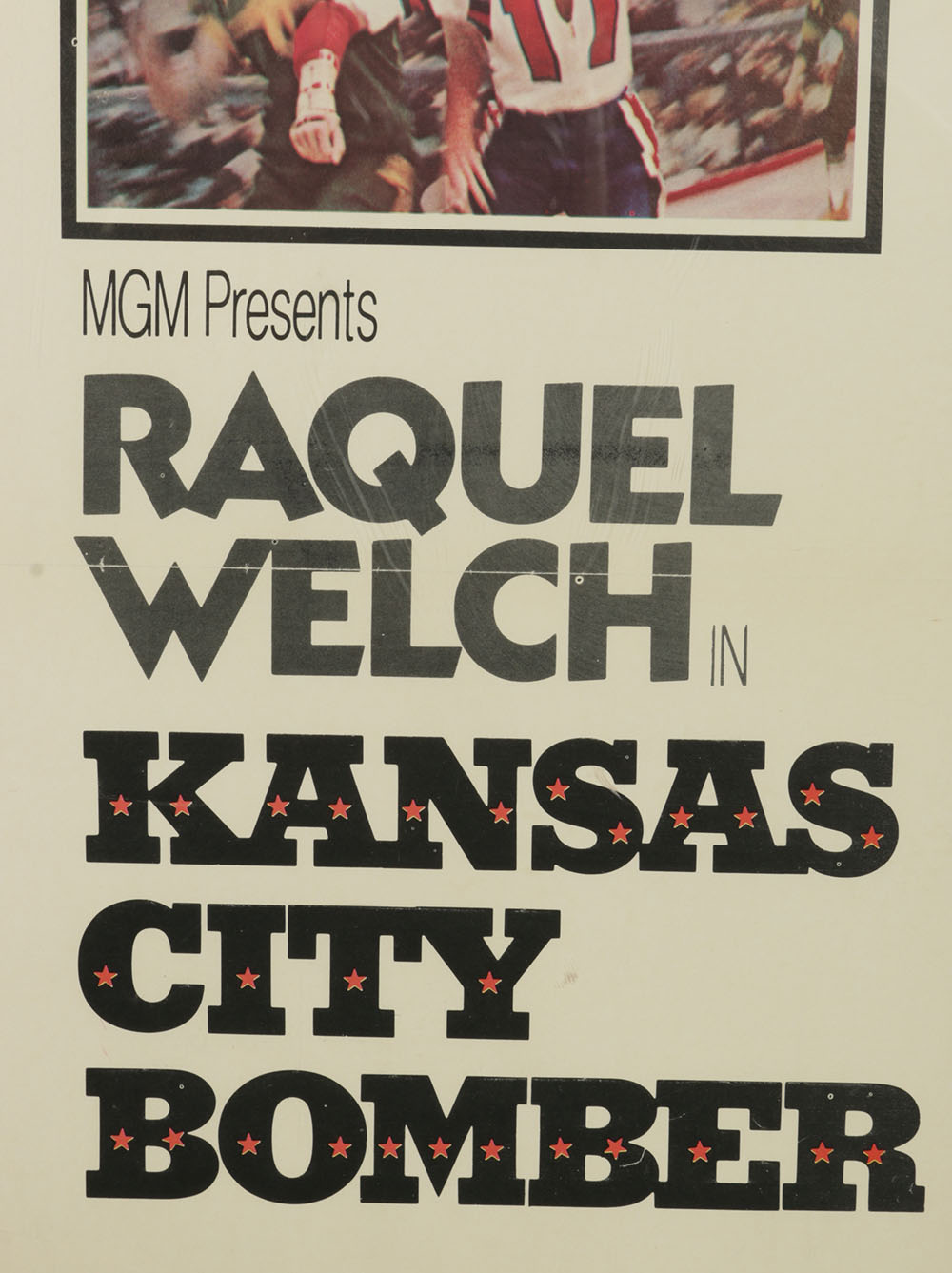 Framed 'Kansas City Bomber' Movie Poster
