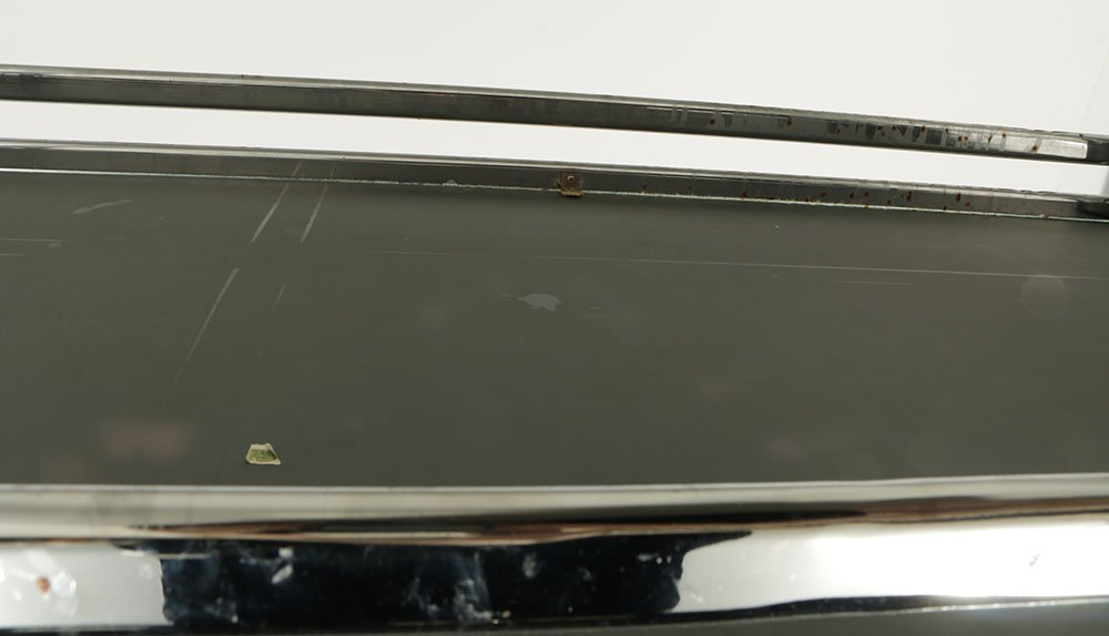 Art Deco-Style Chrome Colored Coffee Table