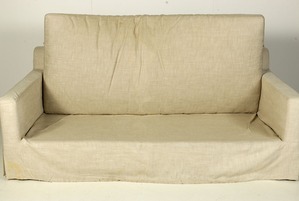 Late 20th Century Sofa with Linen Upholstery
