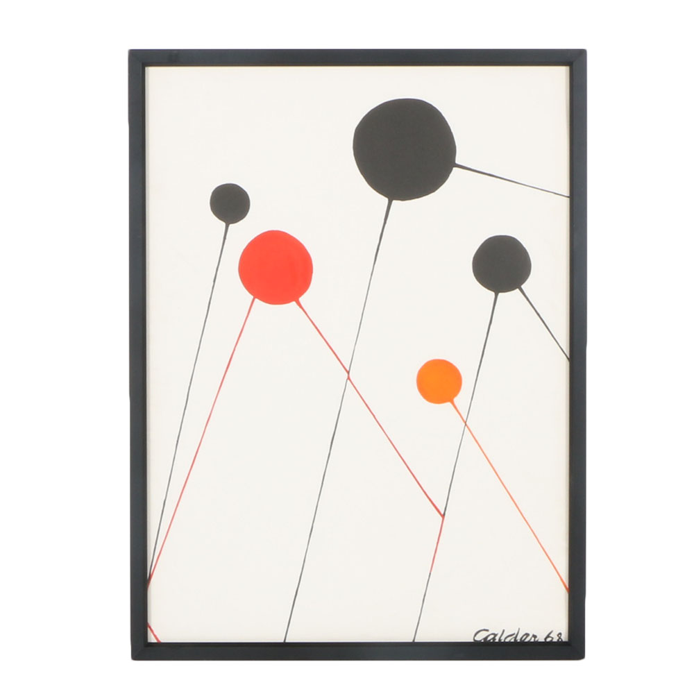 Alexander Calder Lithograph "Balloons"