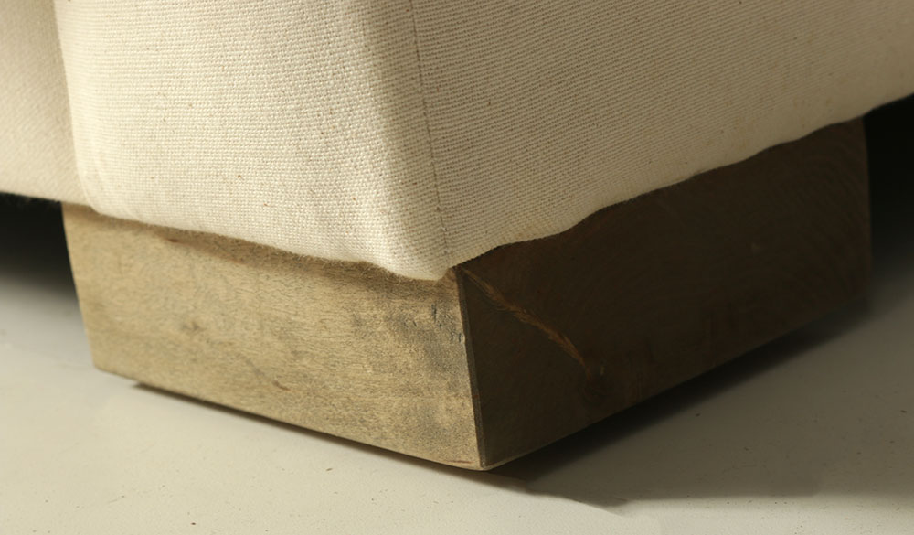 Late 20th Century Sofa with Linen Upholstery