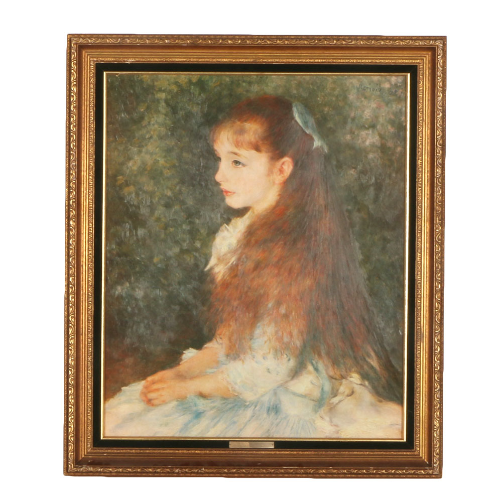 Pierre-Auguste Renoir Offset Lithograph "Irene"