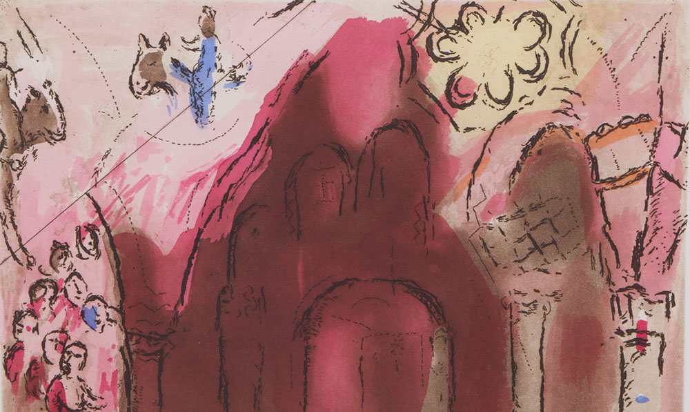 After Marc Chagall Etching with Aquatint "Granada"