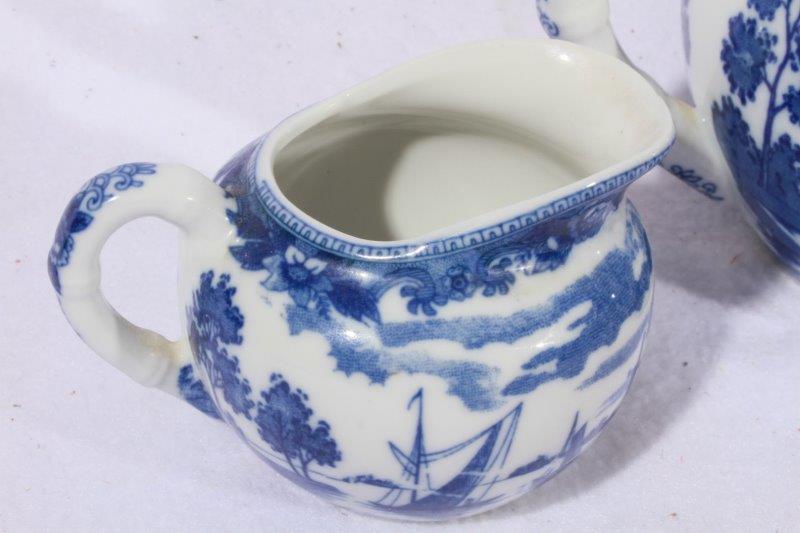 Japanese Cobalt Blue Tea Set