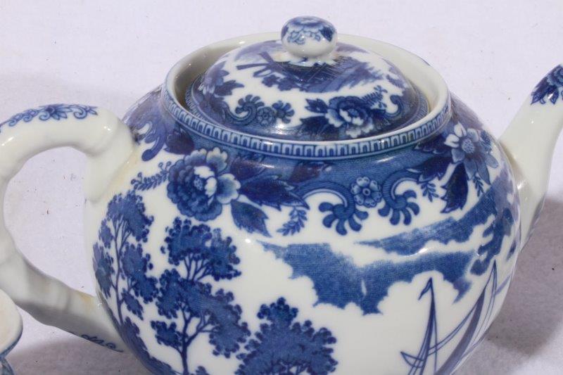 Japanese Cobalt Blue Tea Set