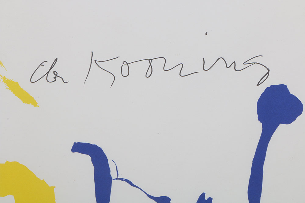 Willem de Kooning Signed Lithograph "Rainbow: Thelonius Monk, Devil at the Keyboard"