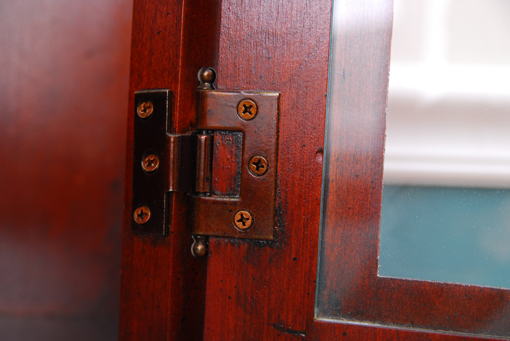 American Drew Cherry Corner Display Cabinet