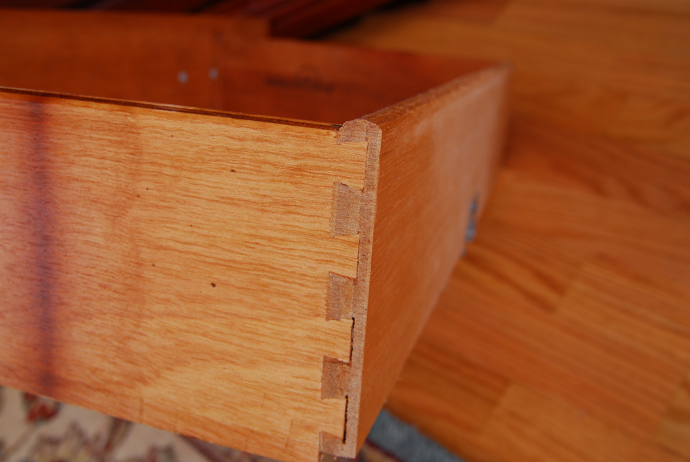 American Drew Cherry Corner Display Cabinet