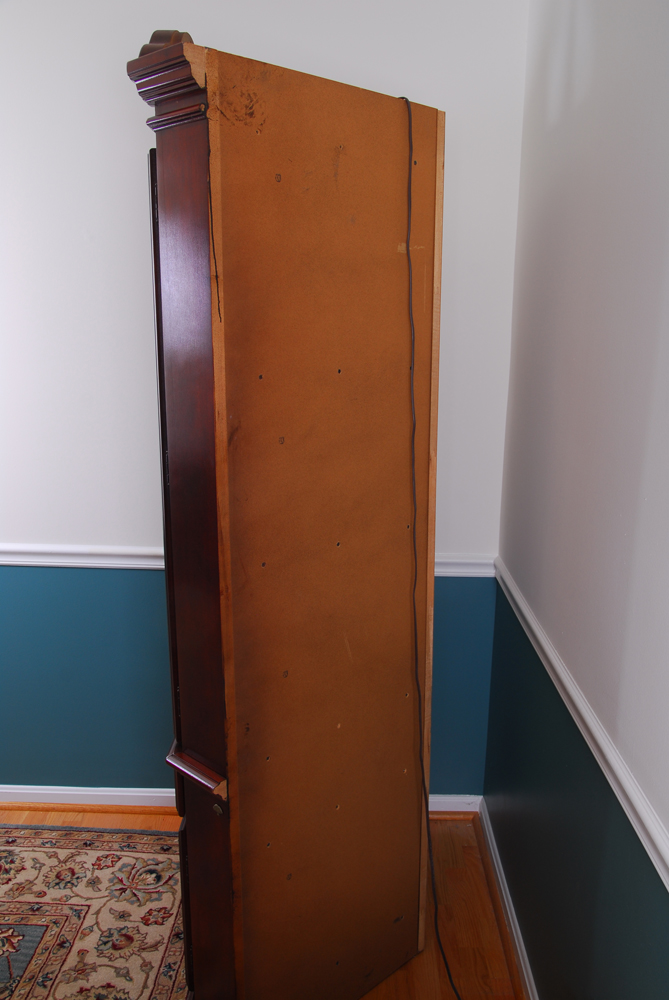 American Drew Cherry Corner Display Cabinet