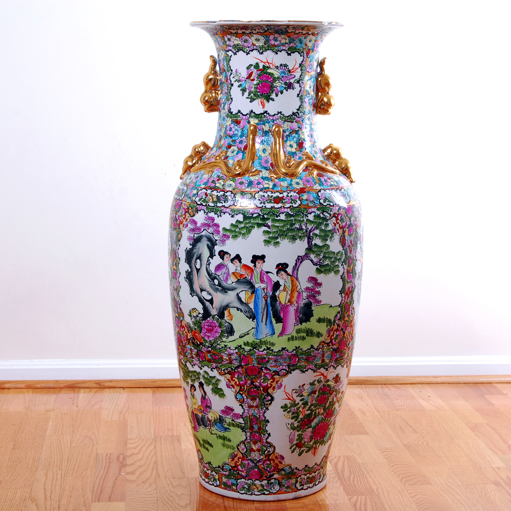 Ceramic Chinese Floor Vase