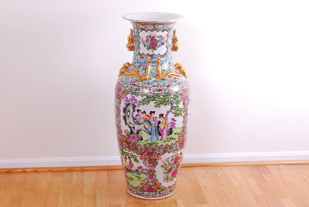 Ceramic Chinese Floor Vase