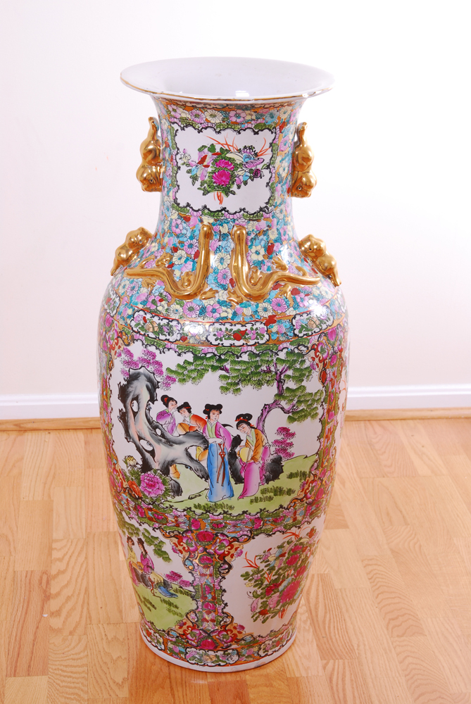 Ceramic Chinese Floor Vase