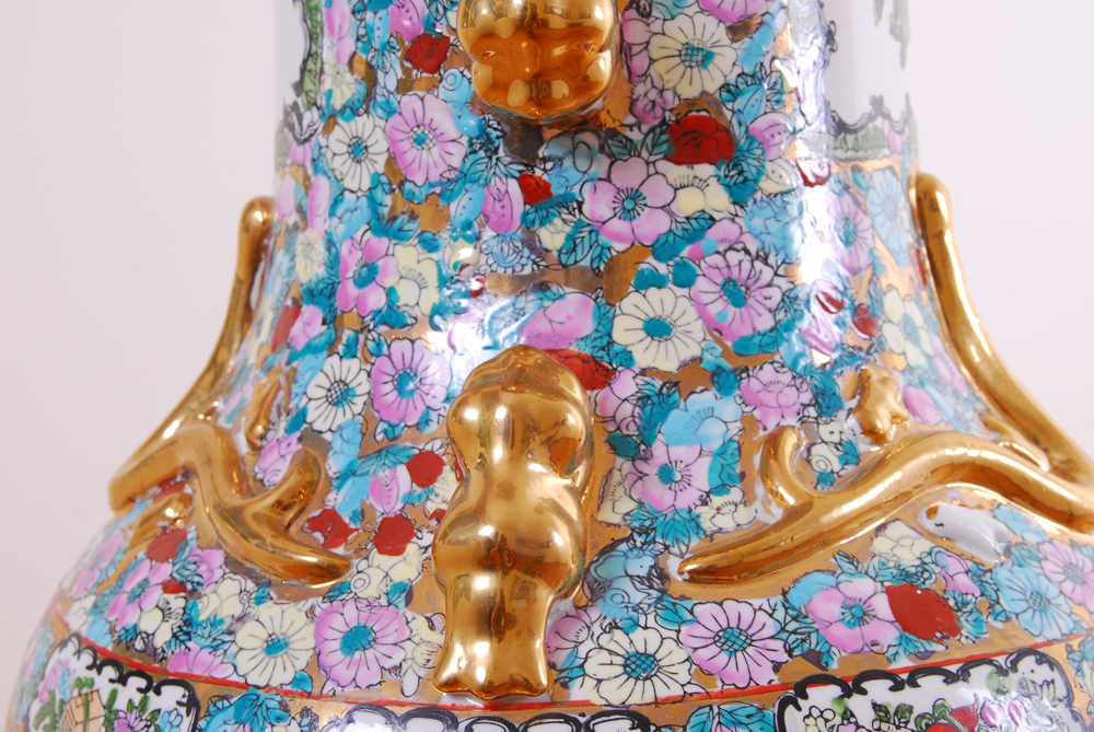 Ceramic Chinese Floor Vase