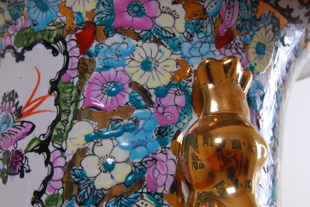 Ceramic Chinese Floor Vase