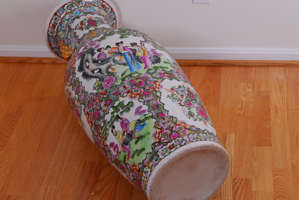 Ceramic Chinese Floor Vase