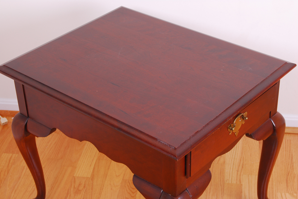 Broyhill Cherry Side Table