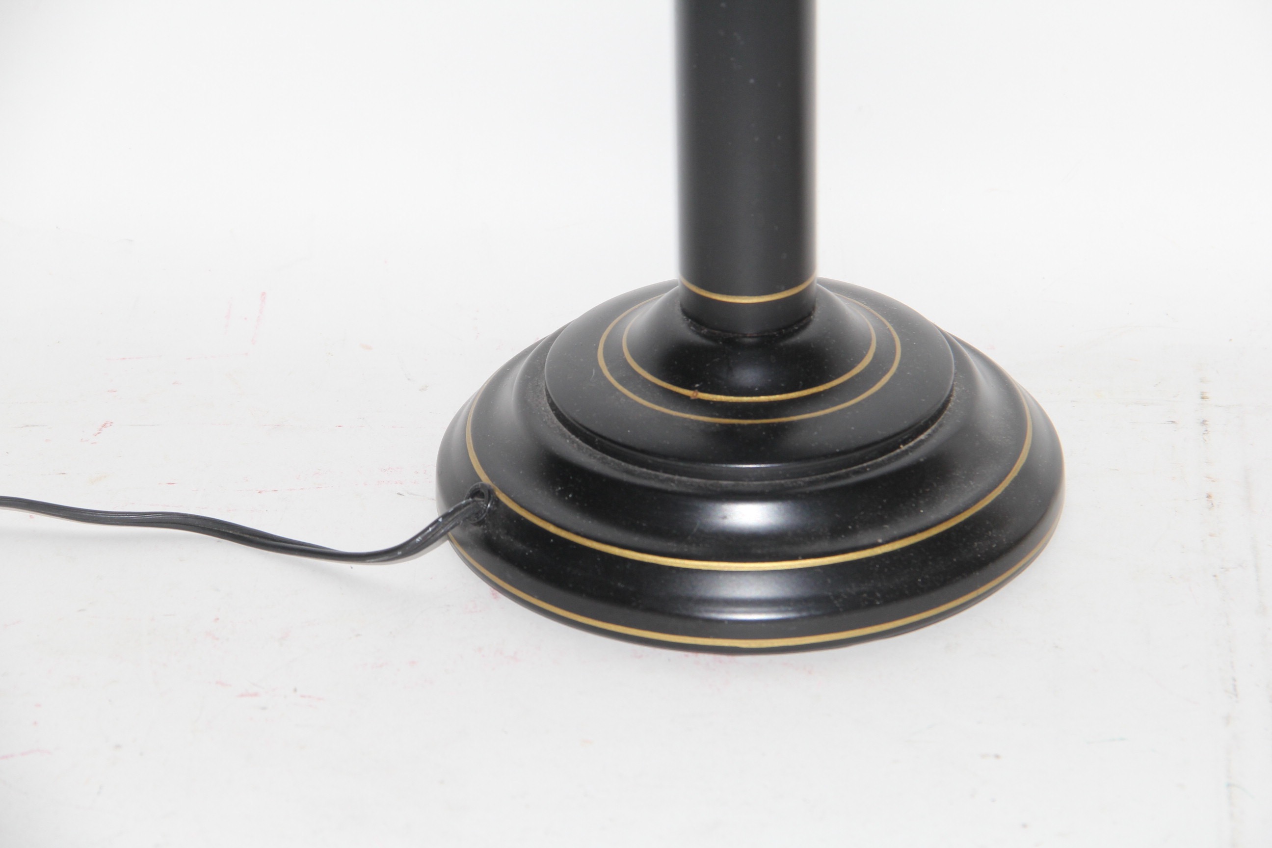 Pair of Table Lamps with Metal Stands