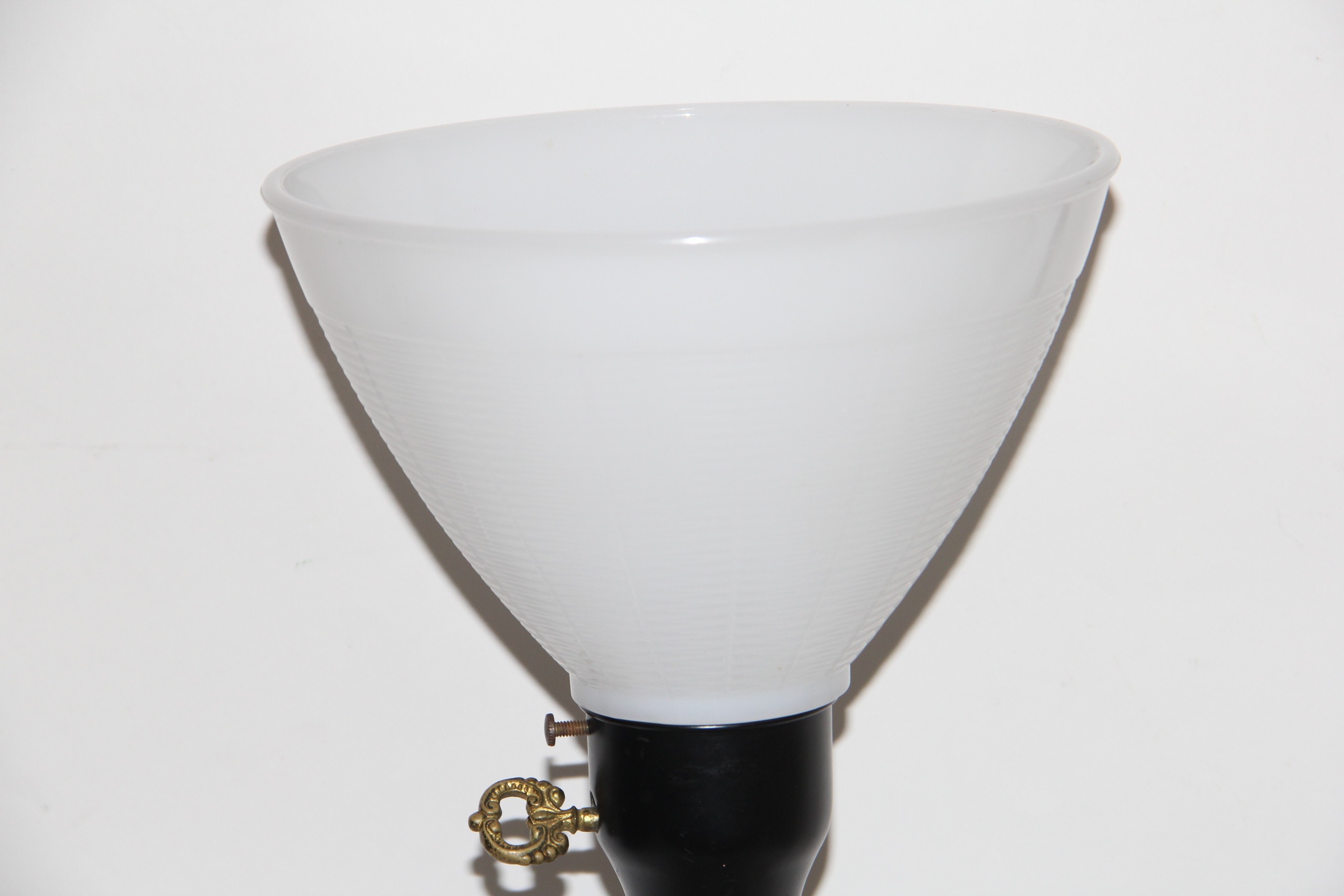 Pair of Table Lamps with Metal Stands