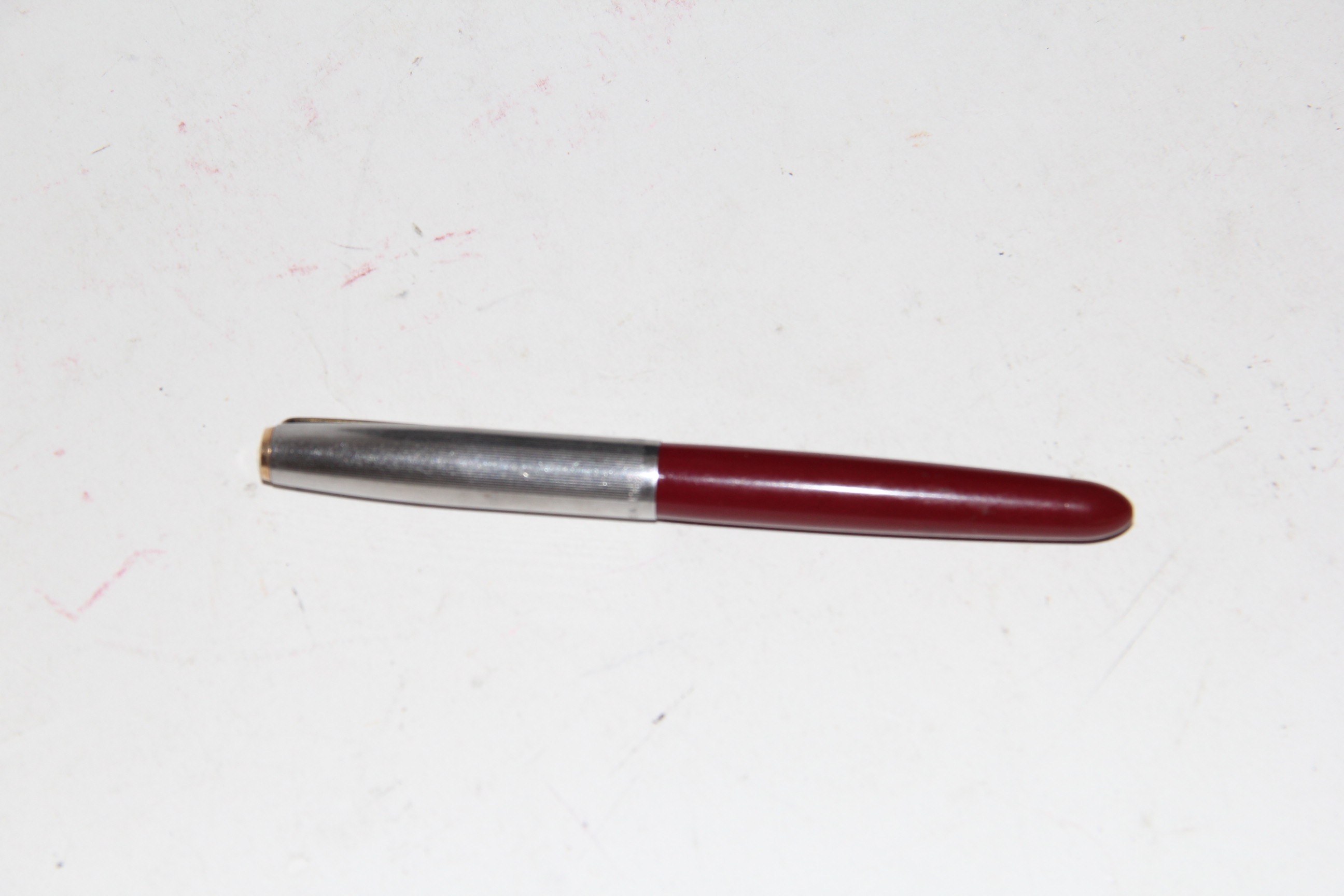 Texier Leather Briefcase and Parker Pen