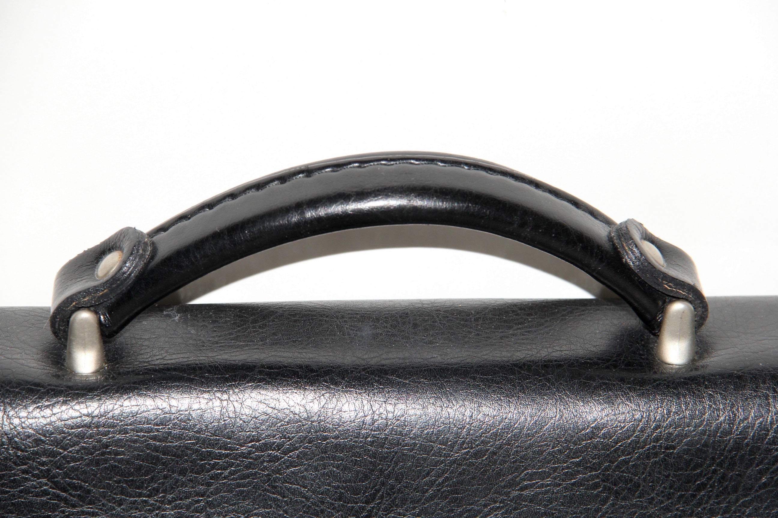 Texier Leather Briefcase and Parker Pen