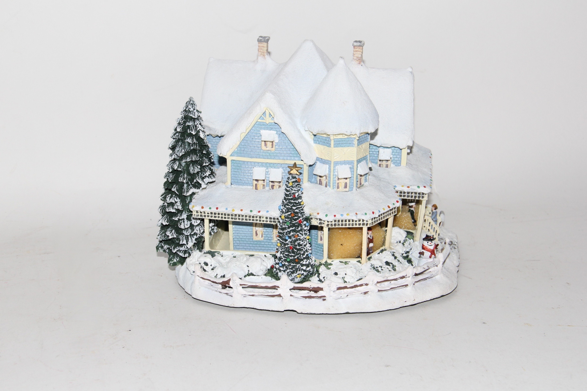 Pair of Thomas Kinkade Hawthorne Village Houses