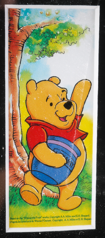 Framed Winnie the Pooh Stamp Collection