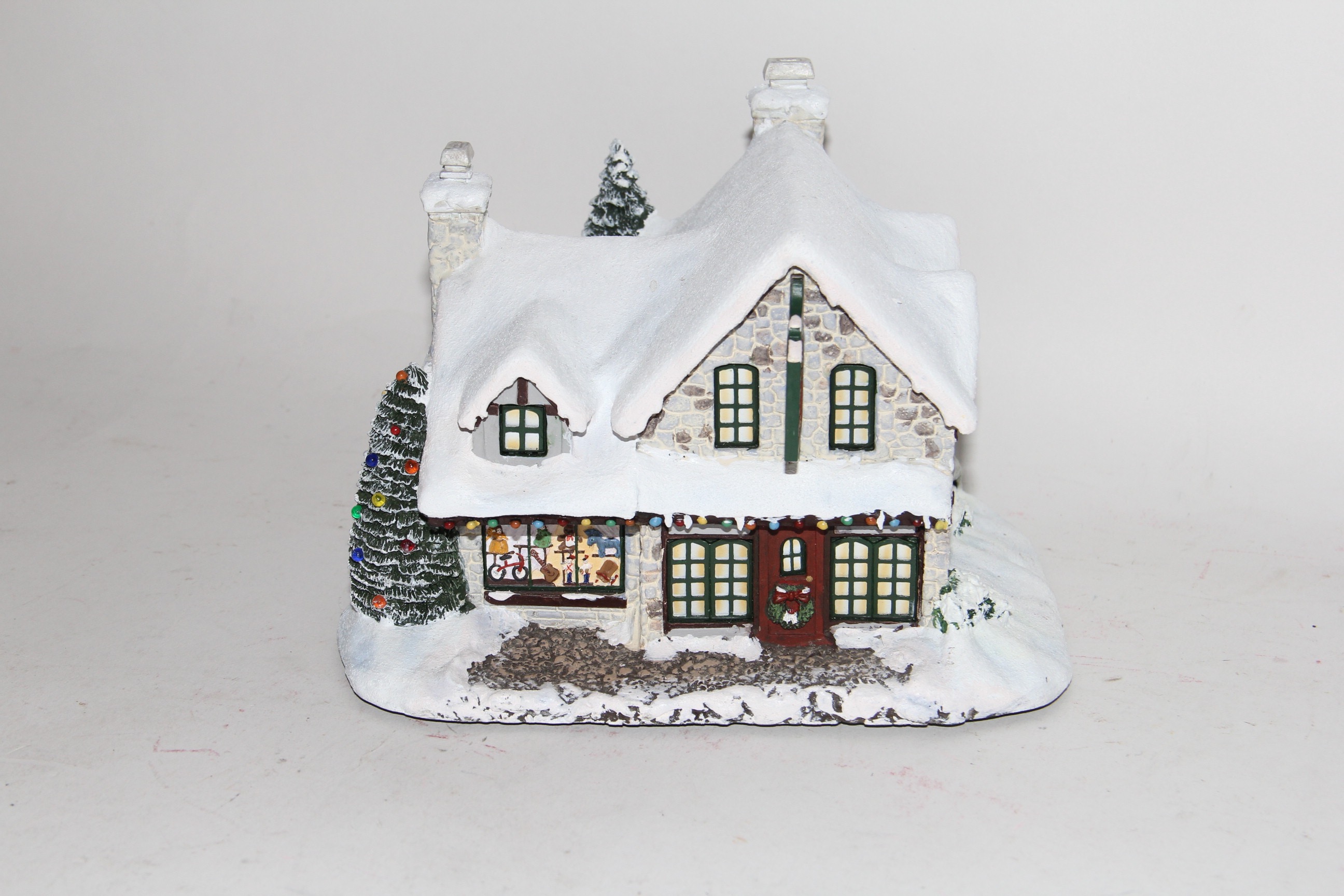Pair of Thomas Kinkade Hawthorne Village Houses