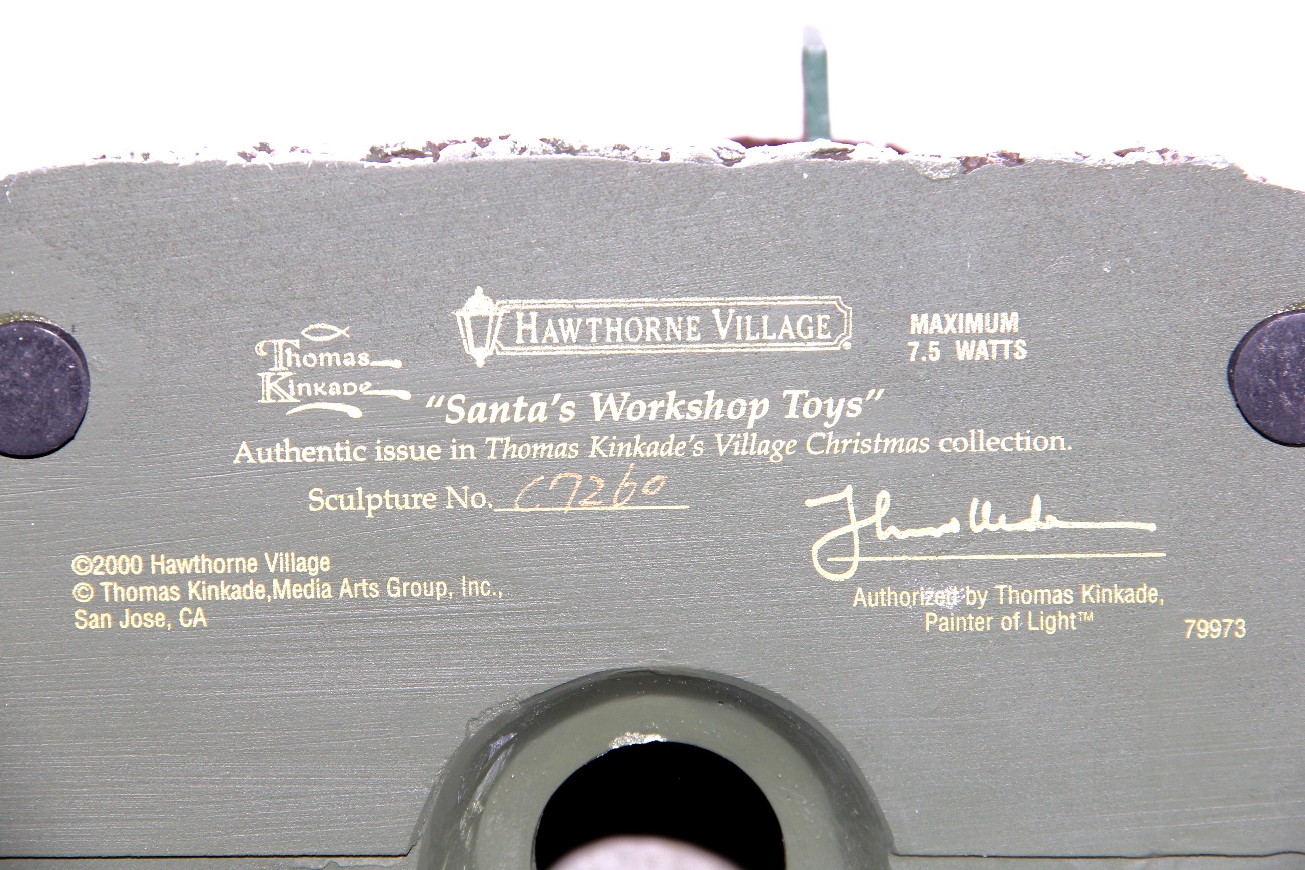 Pair of Thomas Kinkade Hawthorne Village Houses