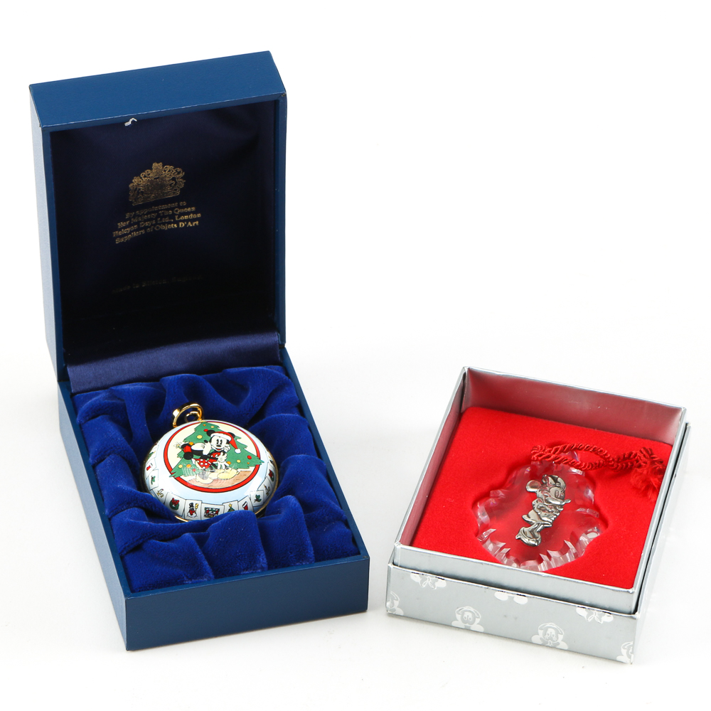 Two Disney Ornaments