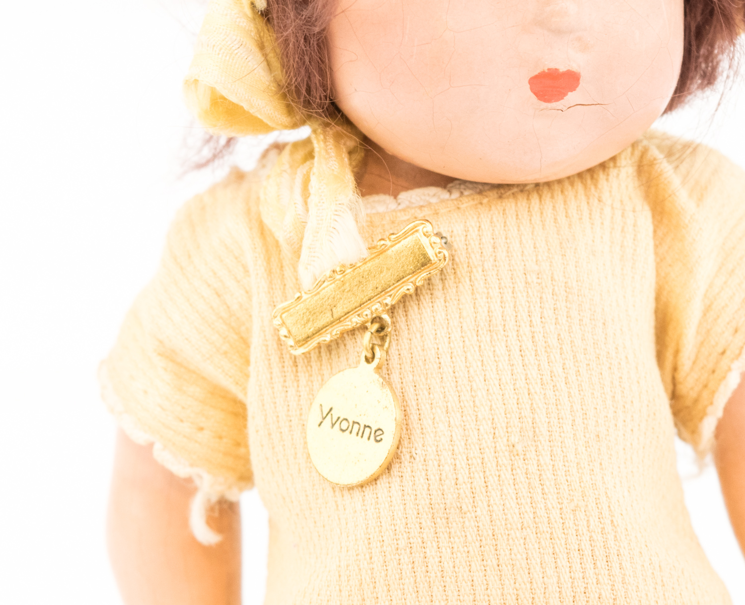 Vintage Madame Alexander Dionne Quintuplet Composition Dolls in Fabric Covered Swing