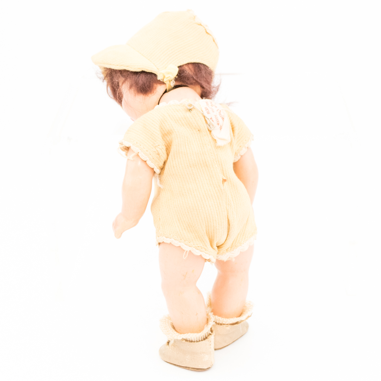 Vintage Madame Alexander Dionne Quintuplet Composition Dolls in Fabric Covered Swing