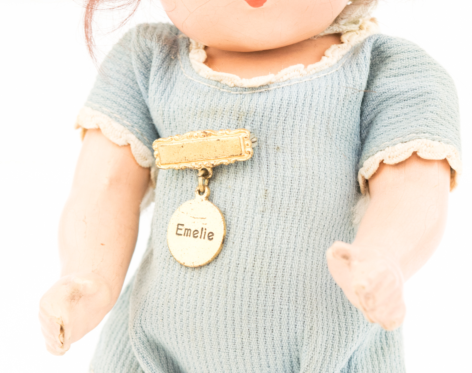 Vintage Madame Alexander Dionne Quintuplet Composition Dolls in Fabric Covered Swing