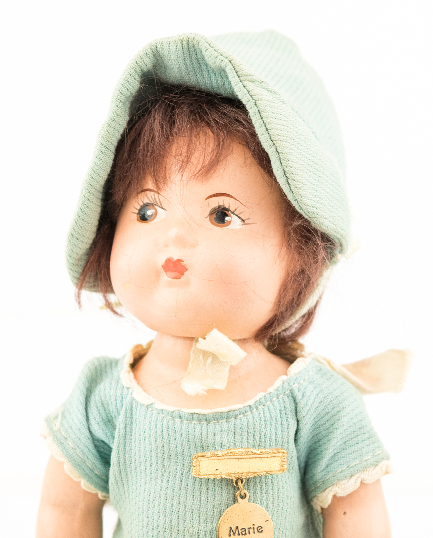 Vintage Madame Alexander Dionne Quintuplet Composition Dolls in Fabric Covered Swing