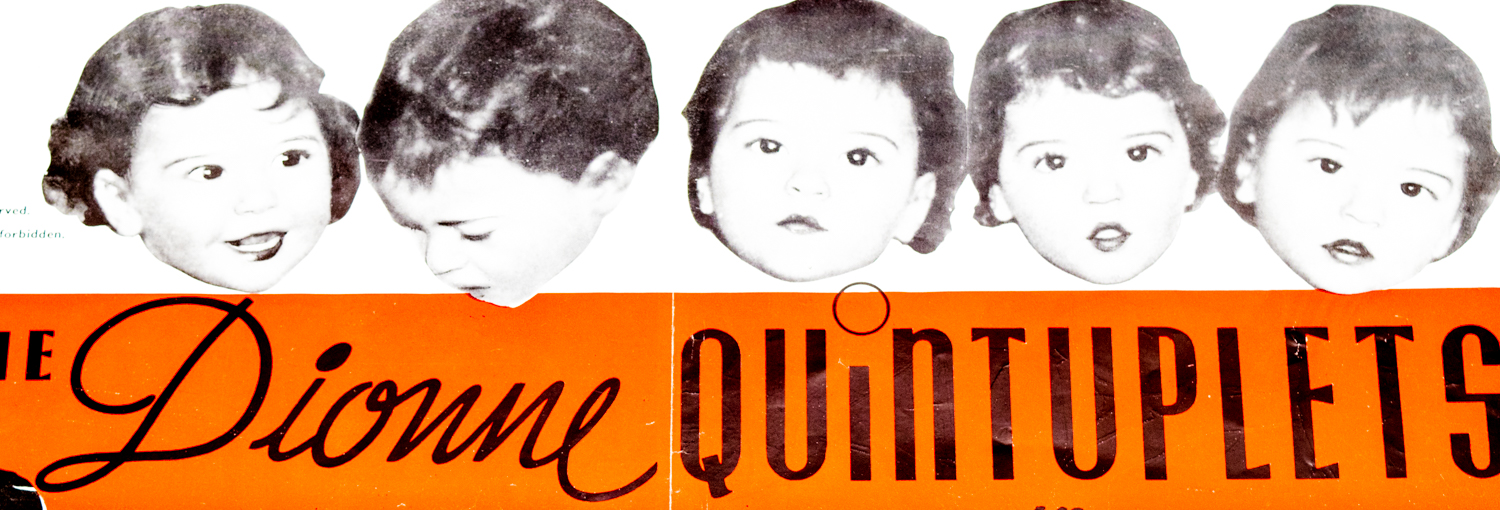Vintage Kinemetograph Weekly March 26, 1936 Ad Featuring the Dionne Quintuplets in "The Country Doctor"
