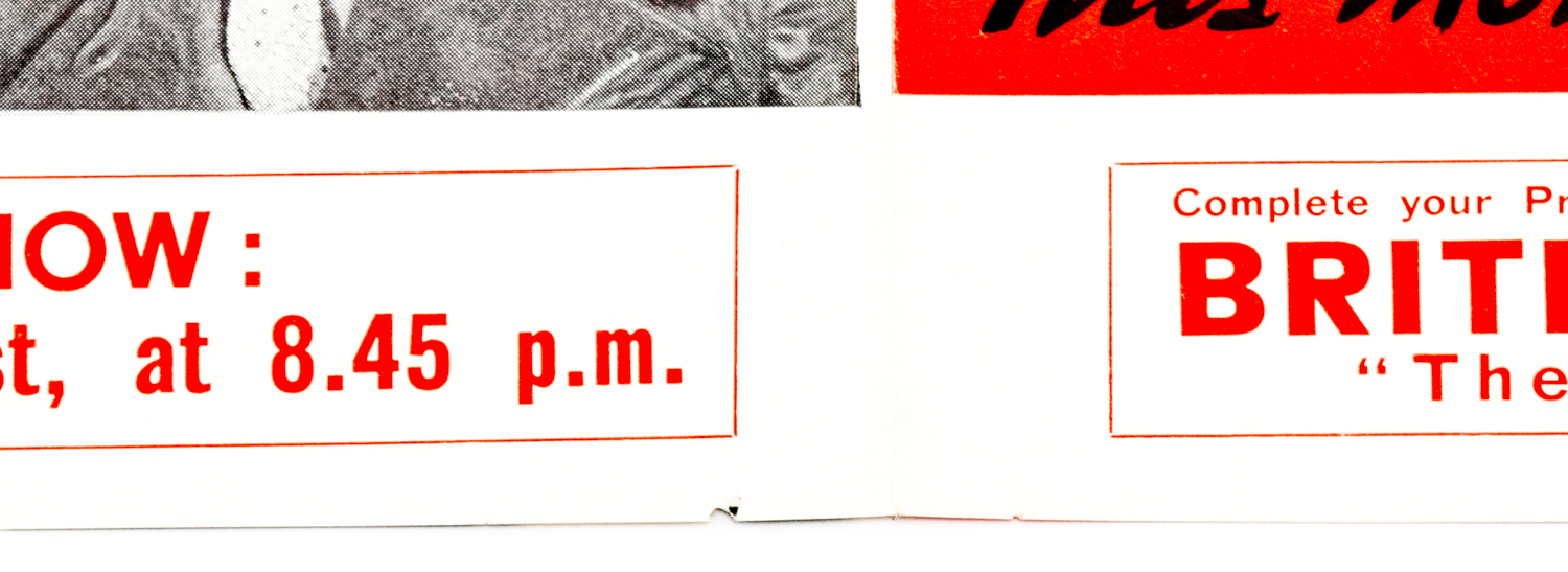 Vintage Kinemetograph Weekly March 26, 1936 Ad Featuring the Dionne Quintuplets in "The Country Doctor"