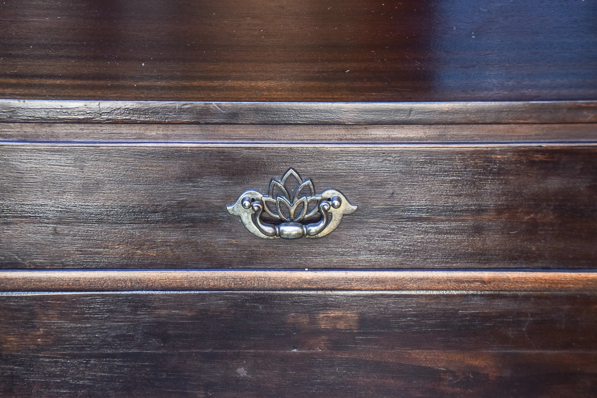 Vintage Chippendale Style Buffet Cabinet