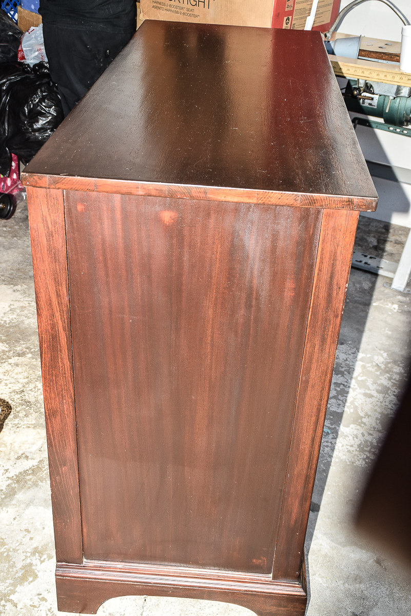 Vintage Chippendale Style Buffet Cabinet