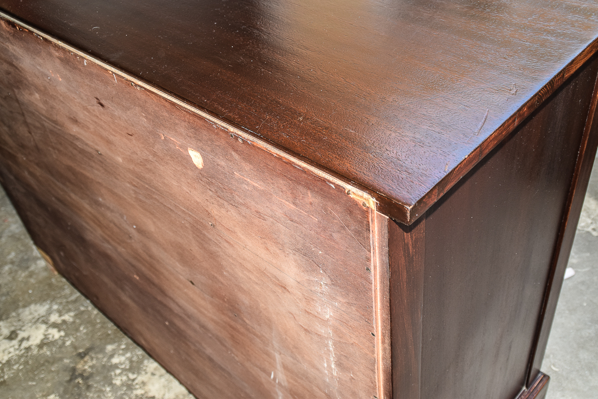 Vintage Chippendale Style Buffet Cabinet