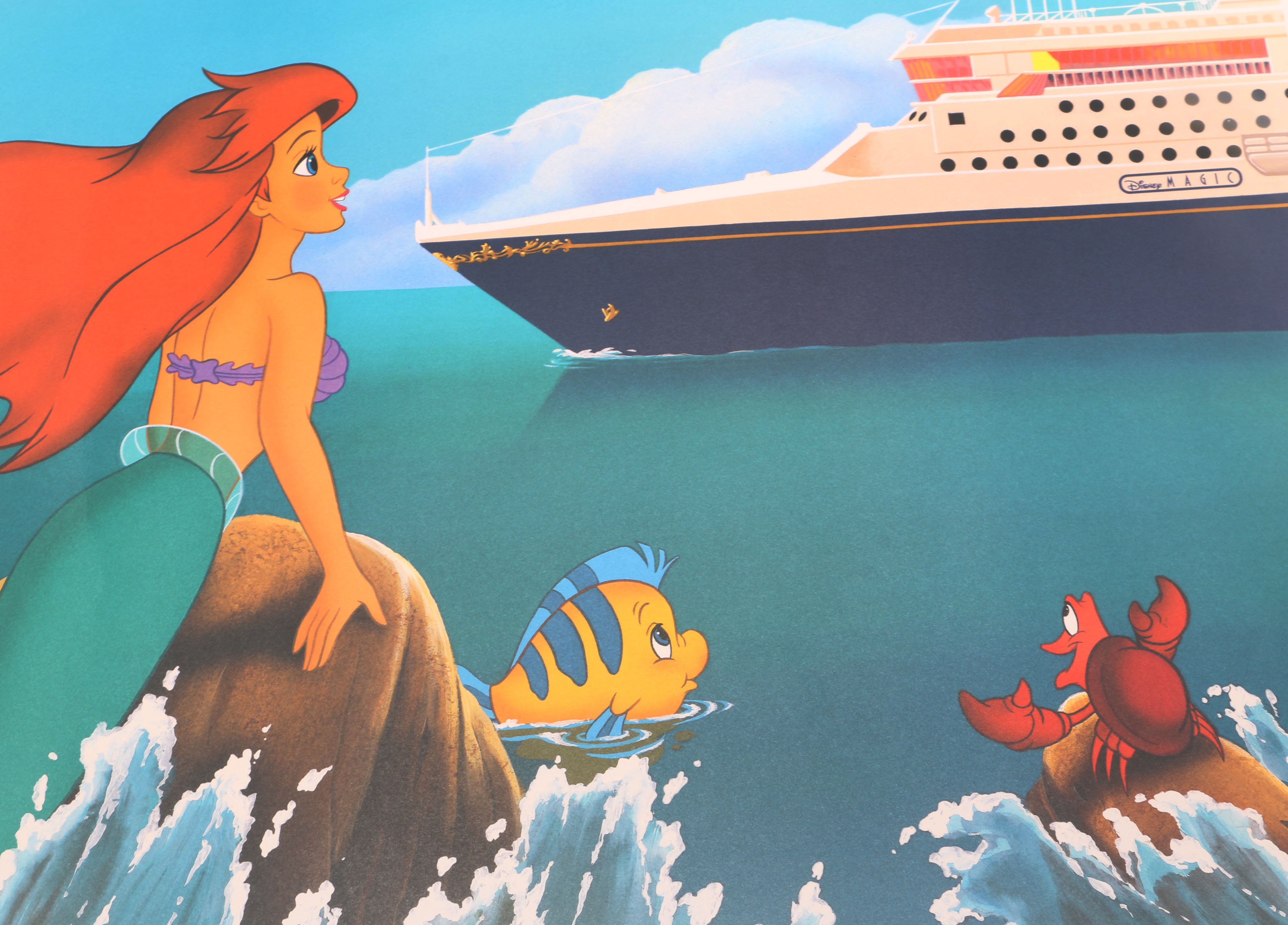 Signed by Don Williams Little Mermaid "Disney Magic" Theme