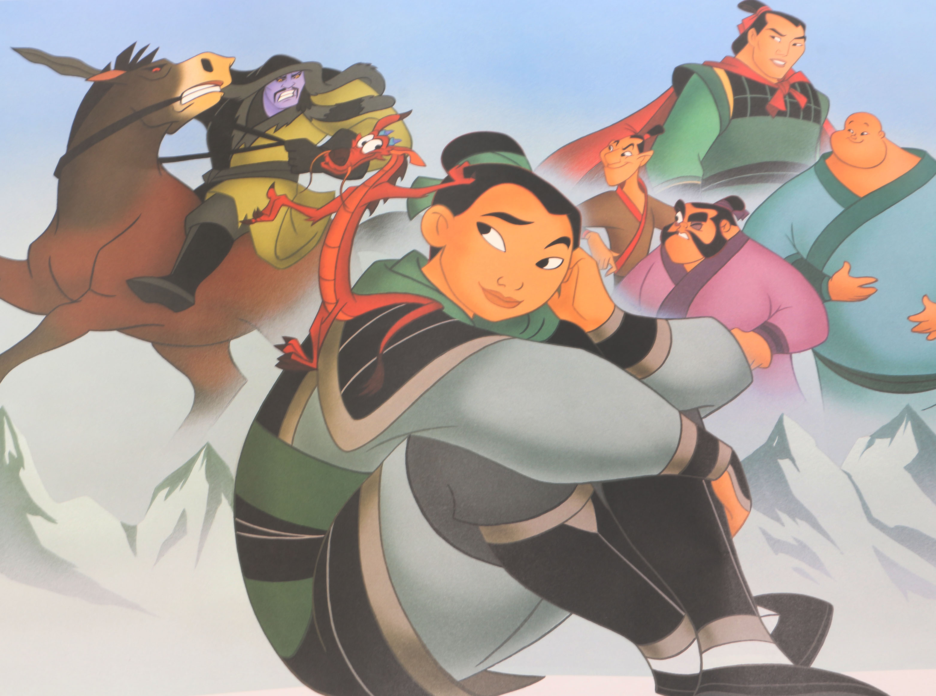 Don Williams Signed Limited Edition Lithograph from Disney's "Mulan"