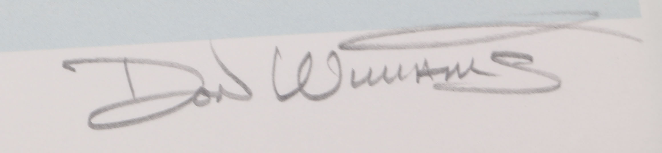 Don Williams Signed Limited Edition Lithograph from Disney's "Mulan"